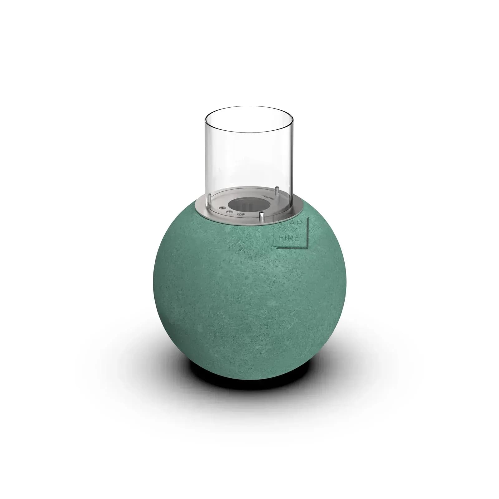 Starfire Bowl Stone Beton Bioetanol Şömine Yeşil