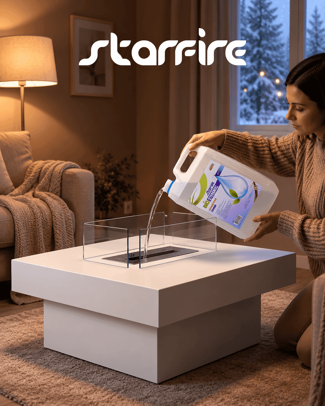 Büyütmek için çift tıklayın Starfire Bioetanol Şömine Yakıtı 5 litre bidon