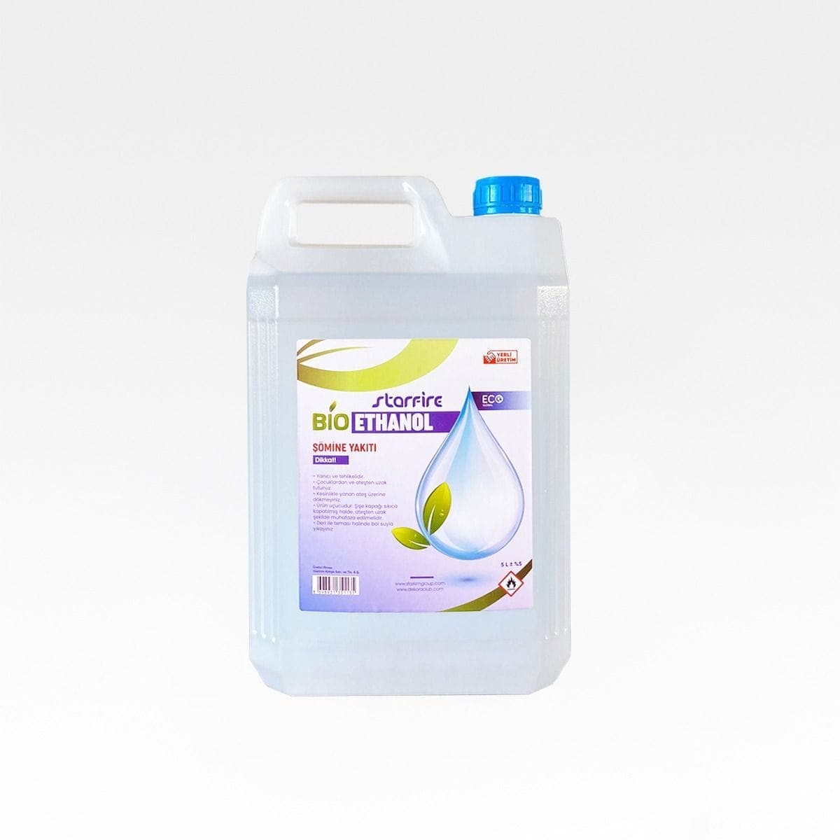 Büyütmek için çift tıklayın Starfire Bioetanol Şömine Yakıtı 5 litre bidon